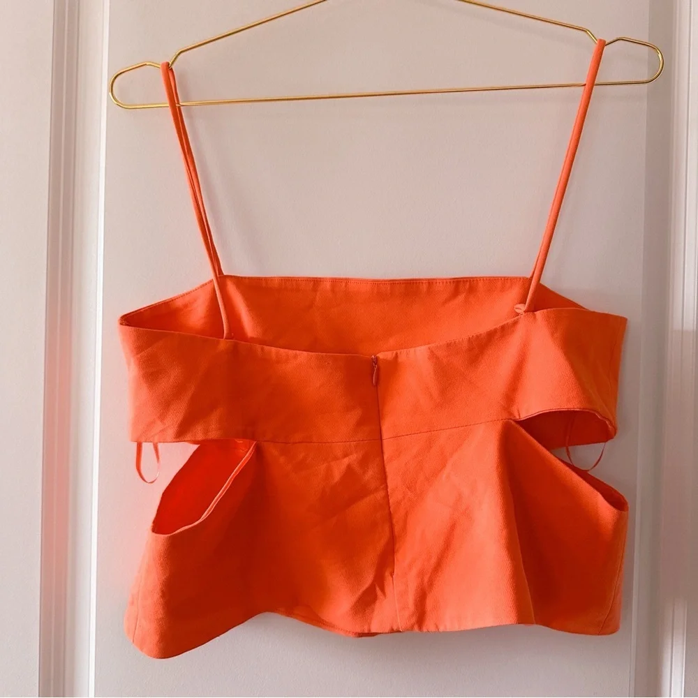 Zara Bright Orange Camisole - Picture 8 of 10